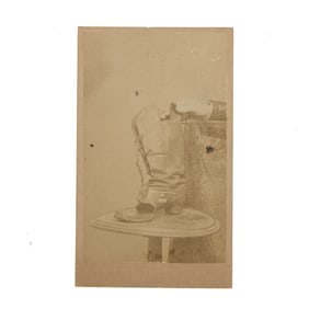 [LINCOLN] John Wilkes Booth's Boot CDV