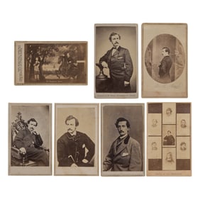 [LINCOLN] (7) John Wilkes Booth CDVs