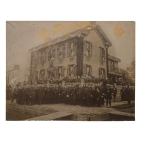 [LINCOLN] Lincoln's Home After Death Albumen