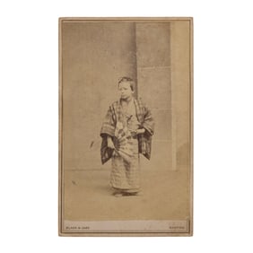 [EARLY PHOTOGRAPHY] Japanese Child in Massachusetts