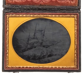 [EARLY PHOTOGRAPHY] Portrait of Sinking Ship