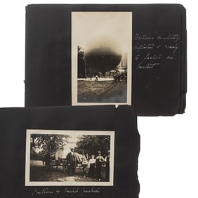 [EARLY PHOTOGRAPHY] Album w/ Early Air Balloons