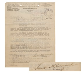 [POLITICS] 1919 FDR Signed Navy Document