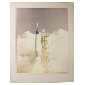 [SPACE EXPLORATION] (Signed) Astronauts Glenn, Carpenter, & Schirra