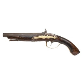 [MILITARIA] 19th c. Percussion Pistol (Flintlock Conversion)