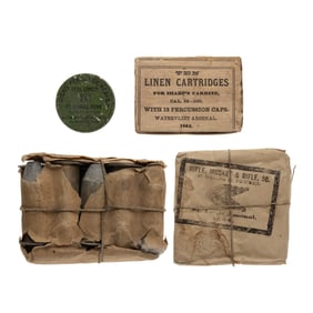[CIVIL WAR] (4) Cartridges for Carbines & Rifles in Original Packaging, Plus