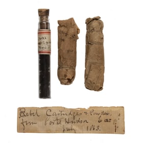 [CIVIL WAR] ID'd Port Hudson Cartridges & Gunpowder