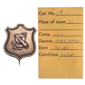 [CIVIL WAR] 9th Corps, 2nd Div. Badge