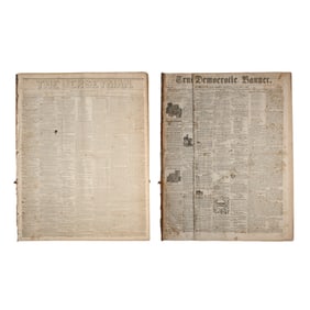 [CIVIL WAR] 1861 Morristown, NJ Newspapers