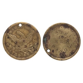 [CIVIL WAR] Killed-in-Action Soldier's ID disc