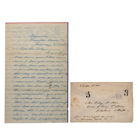 [CIVIL WAR] U.S.S. Minnesota Letter Discussing Spiritual Revival