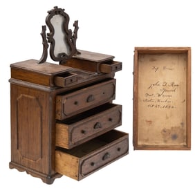 [CIVIL WAR] Exquisite Bureau, Carved at Union Prison