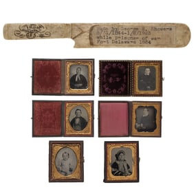 [CIVIL WAR] IDed Confederate POW Relic & Portraits