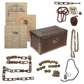 [CIVIL WAR] Archive w/ Bullet from Wound, Relics, & Documents