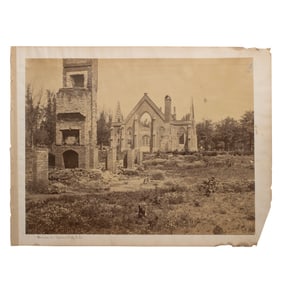 [CIVIL WAR] "Ruins in Columbia S.C." by Barnard, Mammoth Albumen