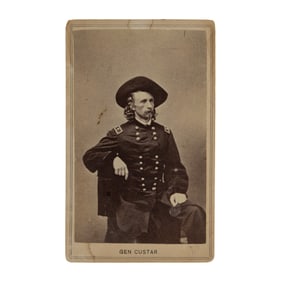 [CUSTER] Custer as Major General, Goldin CDV