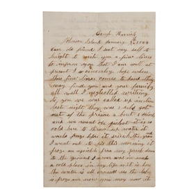 [CIVIL WAR] Explicit Johnson's Island POW Letter