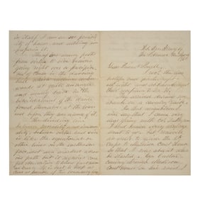 [CIVIL WAR] Dahlgren Affair Letter, Cartographer William H. Paine