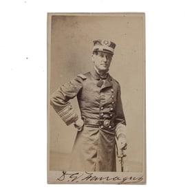 [CIVIL WAR] Signed Farragut CDV
