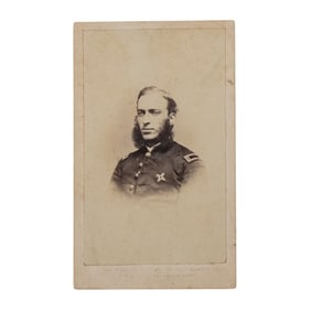 [CIVIL WAR] CDV of 1st. Lt. William Wooster, 6th CT, X Corps