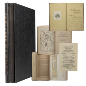 [LINCOLN - GETTYSBURG] David Wills Inscribed Early Copy of Gettysburg Address