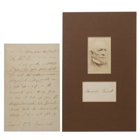 [GETTYSBURG] 1863 Edward Everett ALS w/ Albumen & Signature