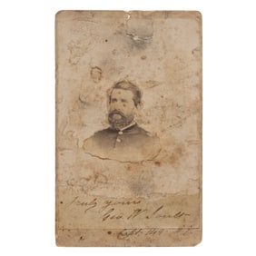 [CIVIL WAR] Inscribed Portrait of Capt. Soult, WIA at Gettysburg
