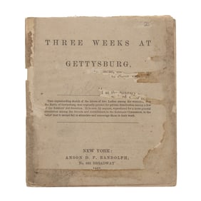 [CIVIL WAR] "Three Weeks at Gettysburg" Nurse's Scarce Account