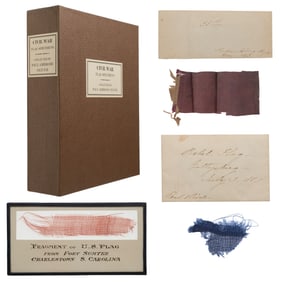 [CIVIL WAR & GETTYSBURG] Flag Relic Collection of General Oliver