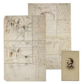 [GETTYSBURG] Genl. Doubleday's Gettysburg Maps & Manuscript