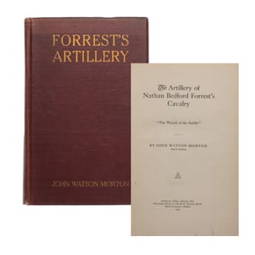[CIVIL WAR] N.B. Forrest's Captain of Artillery First Edition Memoirs