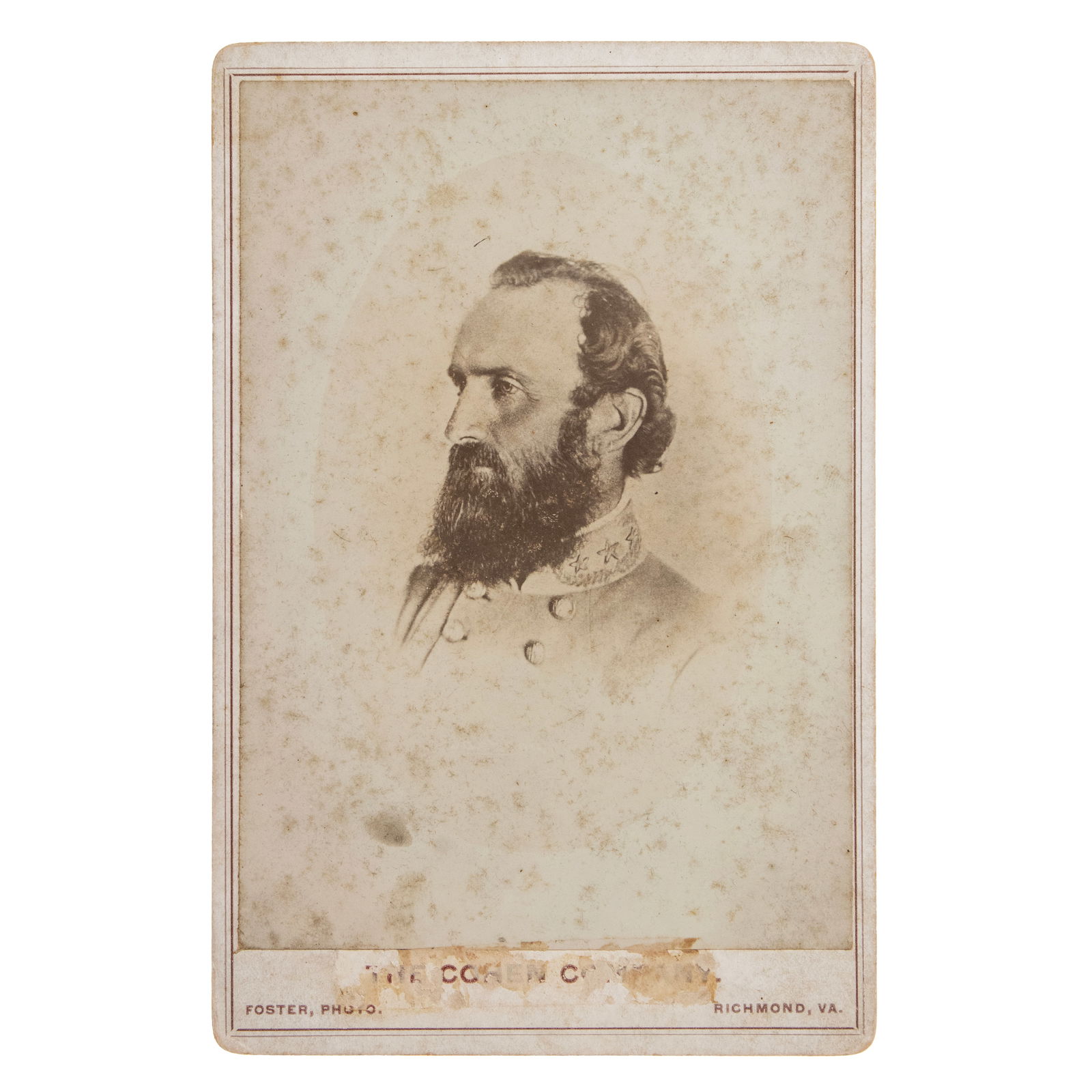[CIVIL WAR] Stonewall Jackson Cabinet Card (1 of 1)