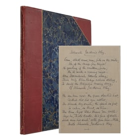 [CIVIL WAR] "Stonewall Jackson's Way" Autograph Presentation Copy