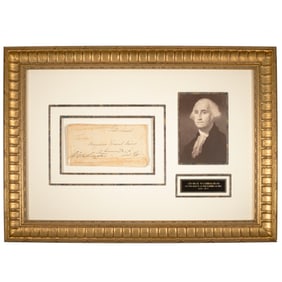 [REVOLUTIONARY WAR] George Washington SIGNED Free Frank to Gen. Irvine at Fort Pitt