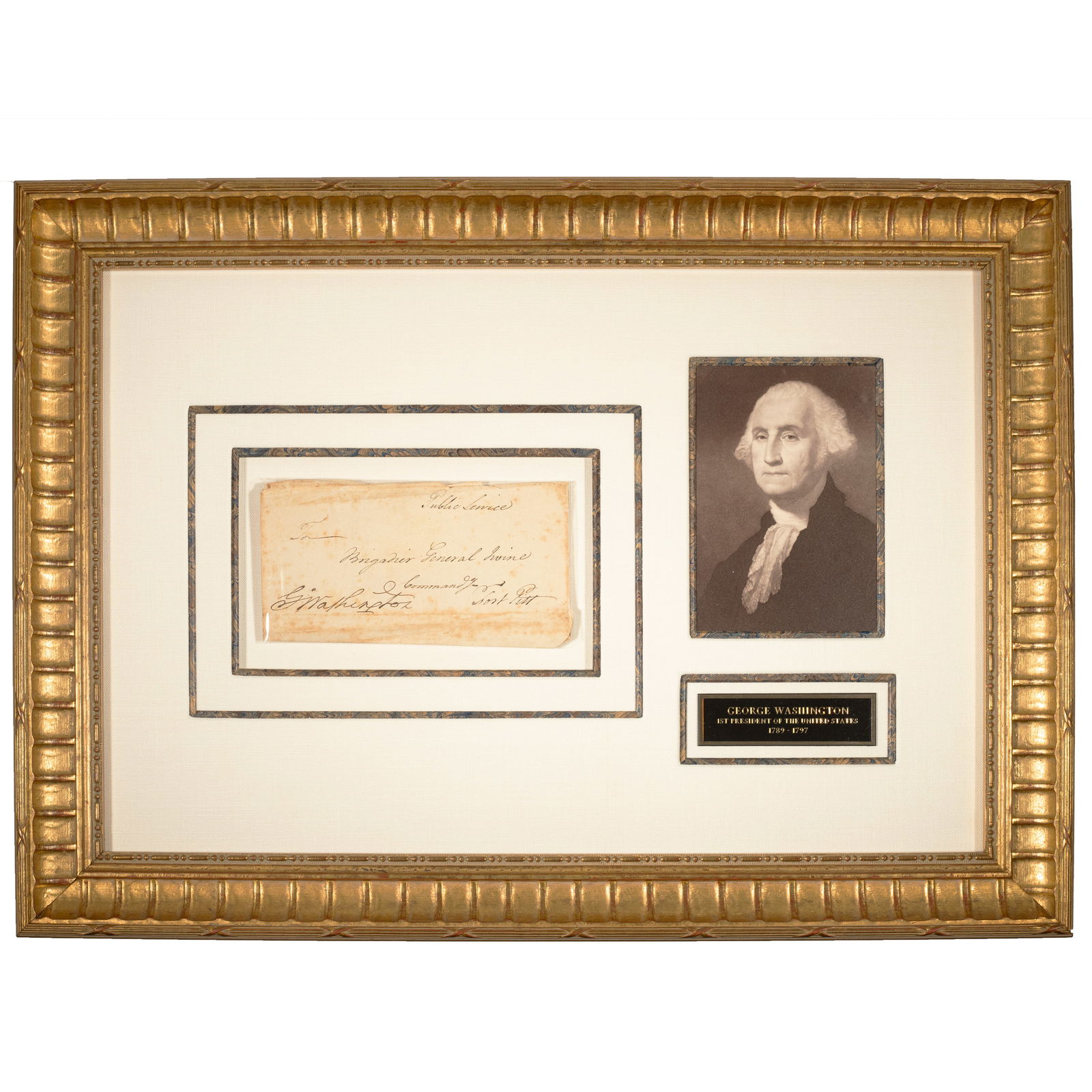 [REVOLUTIONARY WAR] George Washington SIGNED Free Frank to Gen. Irvine at Fort Pitt