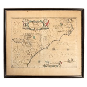 [MAPS] Virginiae Partis australis, et Floridae partis orientalis