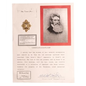[CIVIL WAR] Strand of John Brown's Hair 