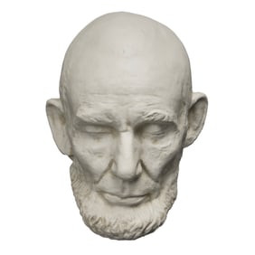 [LINCOLN] Clark Mills Plaster Life Mask
