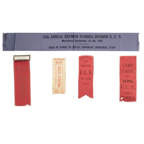 [CIVIL WAR] Florida U.C.V. Reunion Ribbons