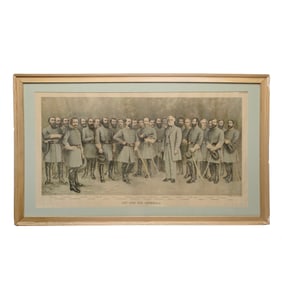 [CIVIL WAR] "Lee & His Generals" SIGNED by Artist 