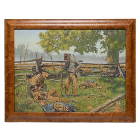 [CIVIL WAR] Fallen Comrade, Rick Reeves Oil on Panel