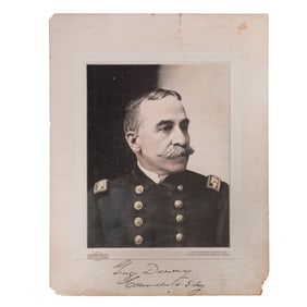 [SPANISH-AMERICAN WAR] Admiral George Dewey, SIGNED Photograph 