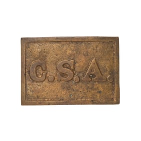 [CIVIL WAR] Non-Dug C.S.A. Virginia-Style Buckle