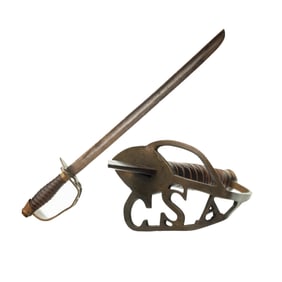 [CIVIL WAR] "Kenansville" Confederate Officer's Swort, Altered to Bowie Length