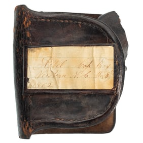 [CIVIL WAR] Captured Confederate Cap Box, Battle of New Berne