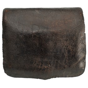 [CIVIL WAR] Confederate Cartridge Box w/ Carriage Finial