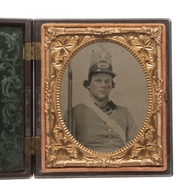[CIVIL WAR] Berkeley Border Guard Ambrotype Portrait