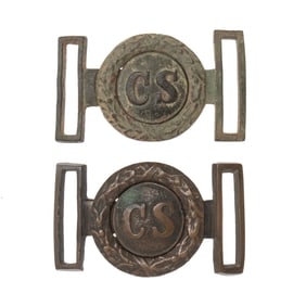 [CIVIL WAR] (2) CS 2-Piece Buckles incl. Richmond Style