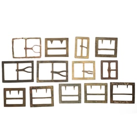 [CIVIL WAR] (13) Confederate Frame Buckles