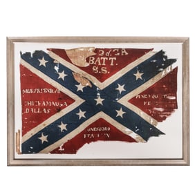 [CIVIL WAR] Confederate Battle Flag, 2nd Battalion Georgia Vol. Sharpshooters